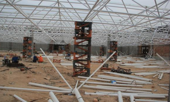 奎屯盘点钢结构网架装配的步履和相关关注变乱